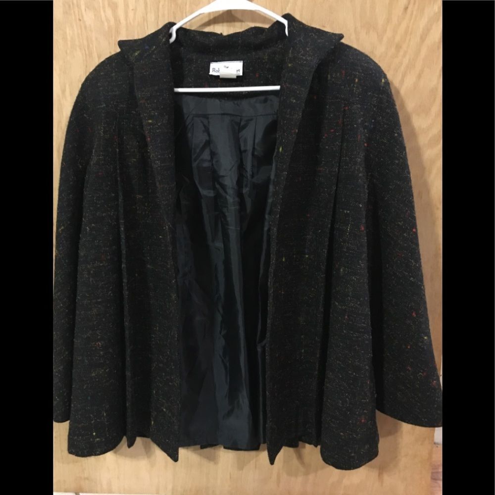 Vintage Robbie sport pleated jacket lined black